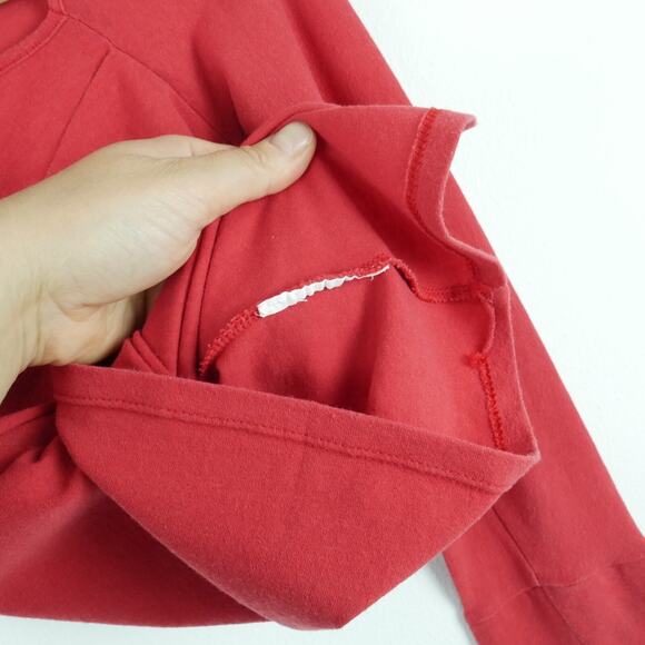 Vivienne Westwood Anglomania XS S Top Red Drape Square Neck Knit Avant Garde - Picture 7 of 8